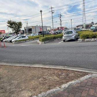 今日の駐車場はこんな感じです。