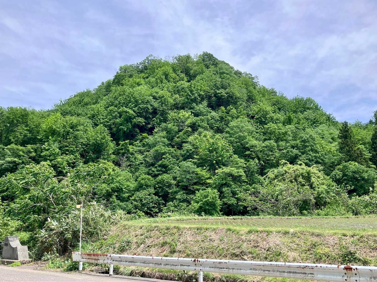 これから登る机山