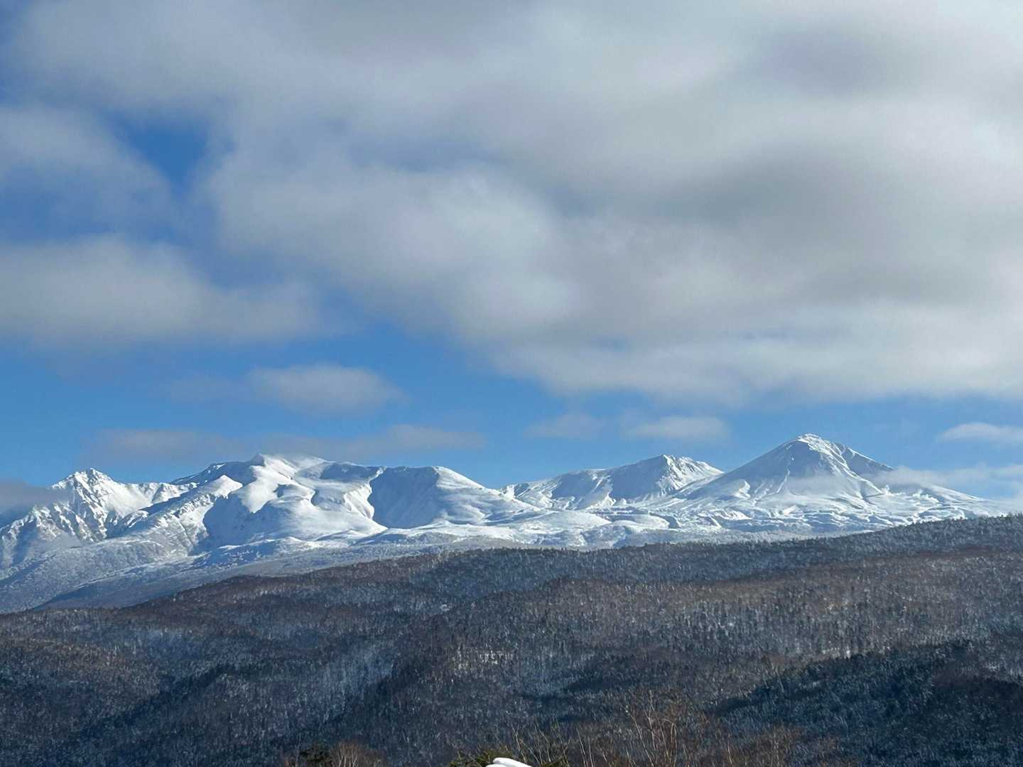素晴らしい大雪山の山々が丸見え②