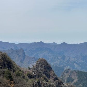 奥に北アルプス🗻