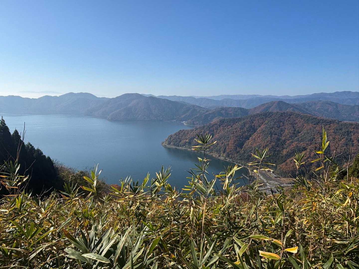 山本山-熊野越-西野峠-西野山-湖北丸山-賤ヶ岳 縦走コースの写真