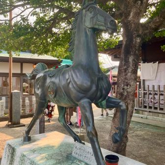 いつもの馬。