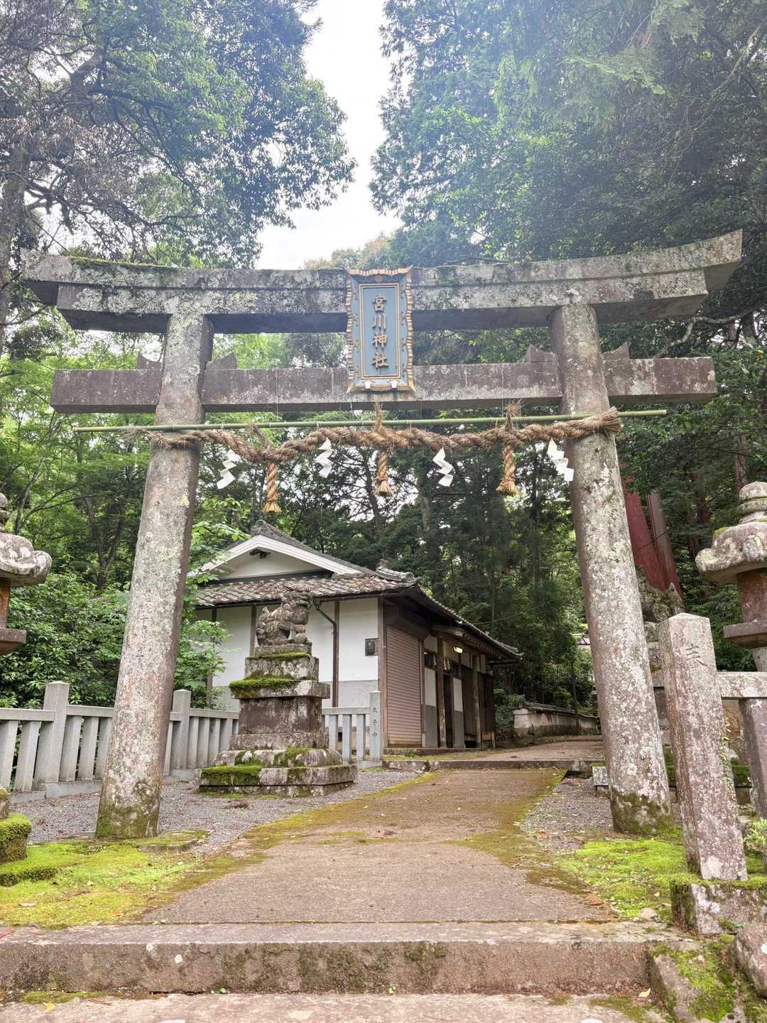 宮川神社
ここで山道は終わり、宮川バス停まで少し歩きます