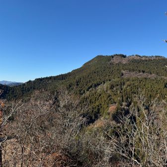 すぐ目の前に大桁山⛰️
