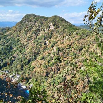 生瀬富士、立神山の稜線