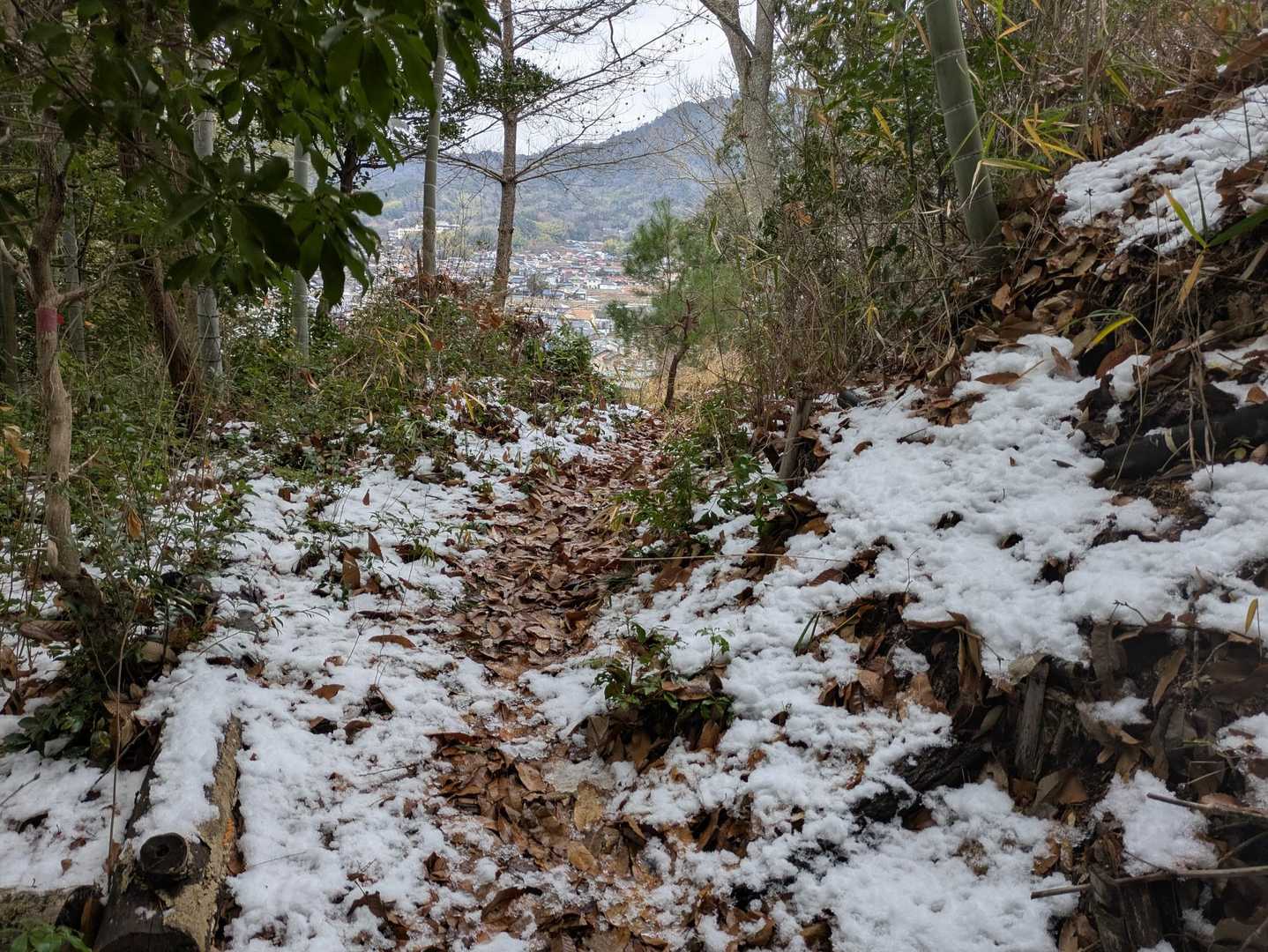 けっこう雪が残ってる😳☃❄