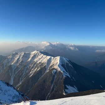 南アルプスの山々？