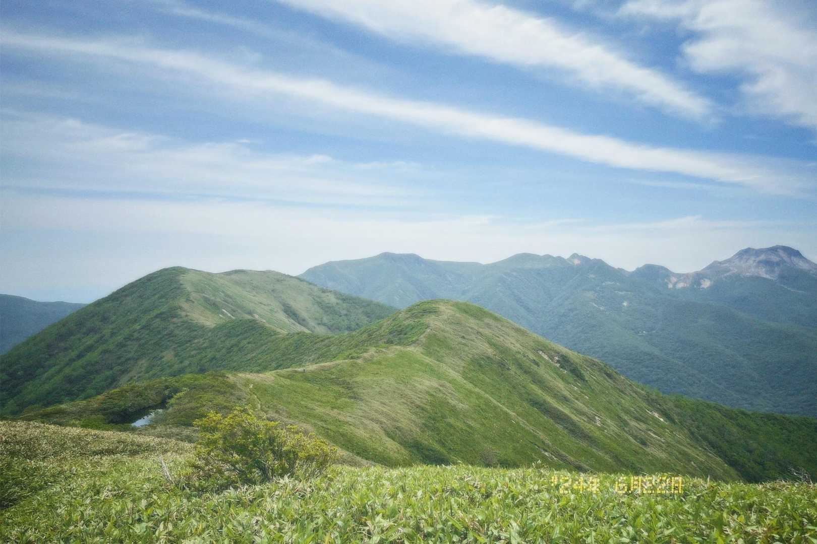美しい…✨これから歩く稜線です。