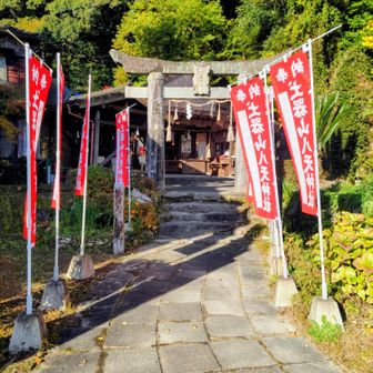 出発から１時間   混雑の仁比山公園駐車場を避け 八天神社前 駐車場へ  土器山へ