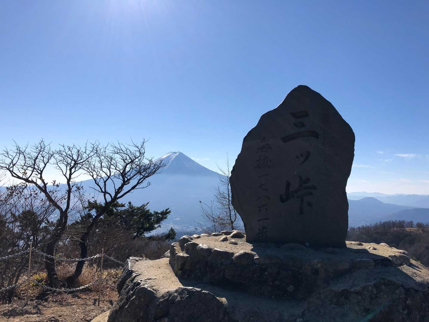 憩いの森公園駐車場-三ッ峠山 往復コースの写真