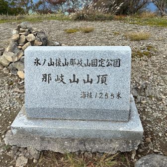 山頂到着1255mなんだな