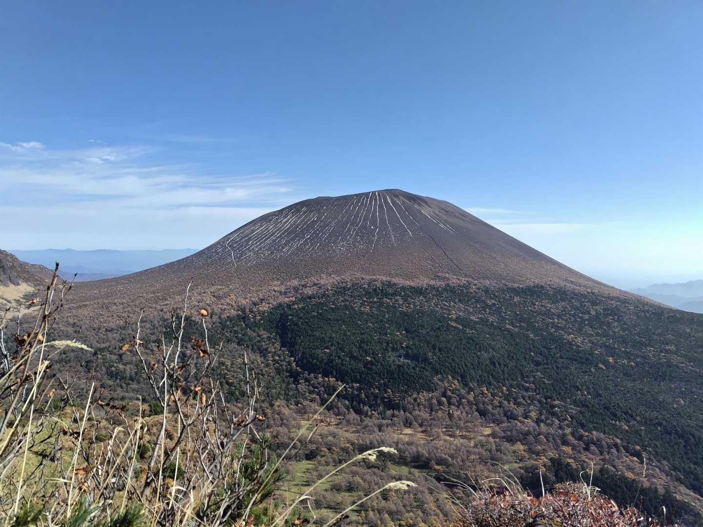 ここからの浅間山もキレイです。