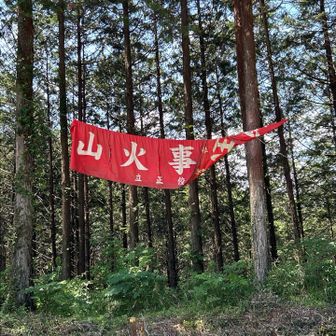 山火事…🤔注意かなぁ　