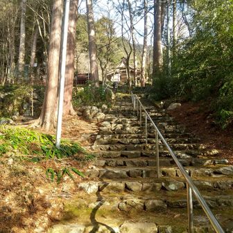 大矢田神社の階段