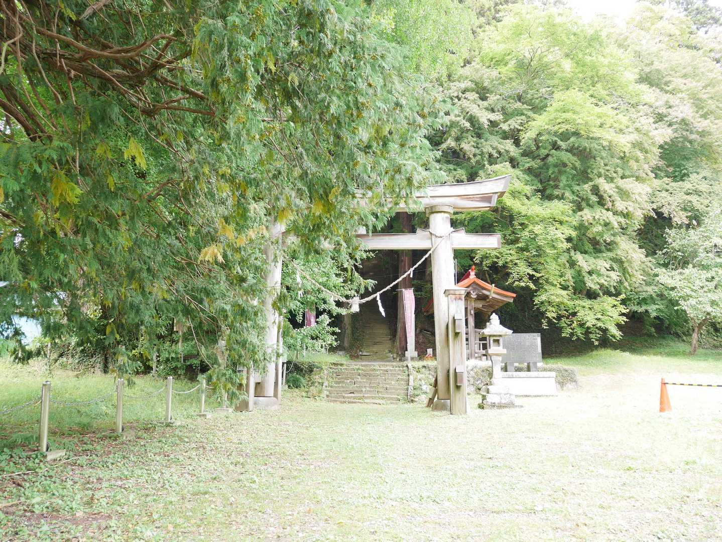 西金砂神社-西金砂山-地割 往復コースの写真