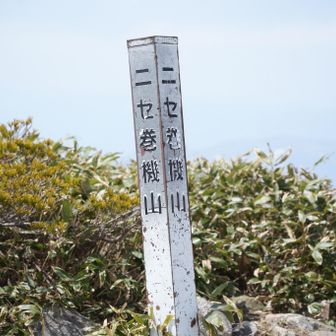 ニセ巻機山▲1861m
前巻機山って読んであげたい