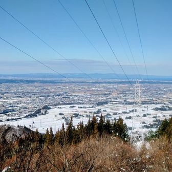 御前山では、年末の大鷲山でお世話になった大蓮華山保勝会のHaruさんと偶然再会しました!
気合いを入れなくては！
ここでスノーシュー装着！💪