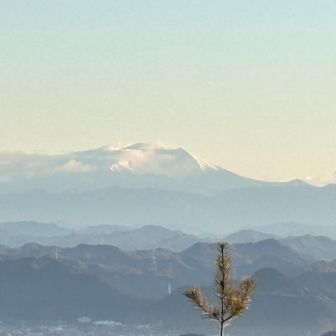 御嶽山が綺麗🤩