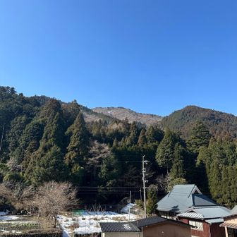 下山後、あれが皆子山かな？