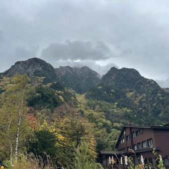 お山がカラフルだね🍁