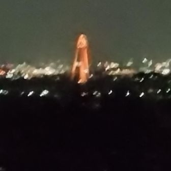 2周目も点灯中
ズームボケボケ