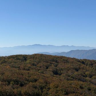 奥の院から飯豊連峰