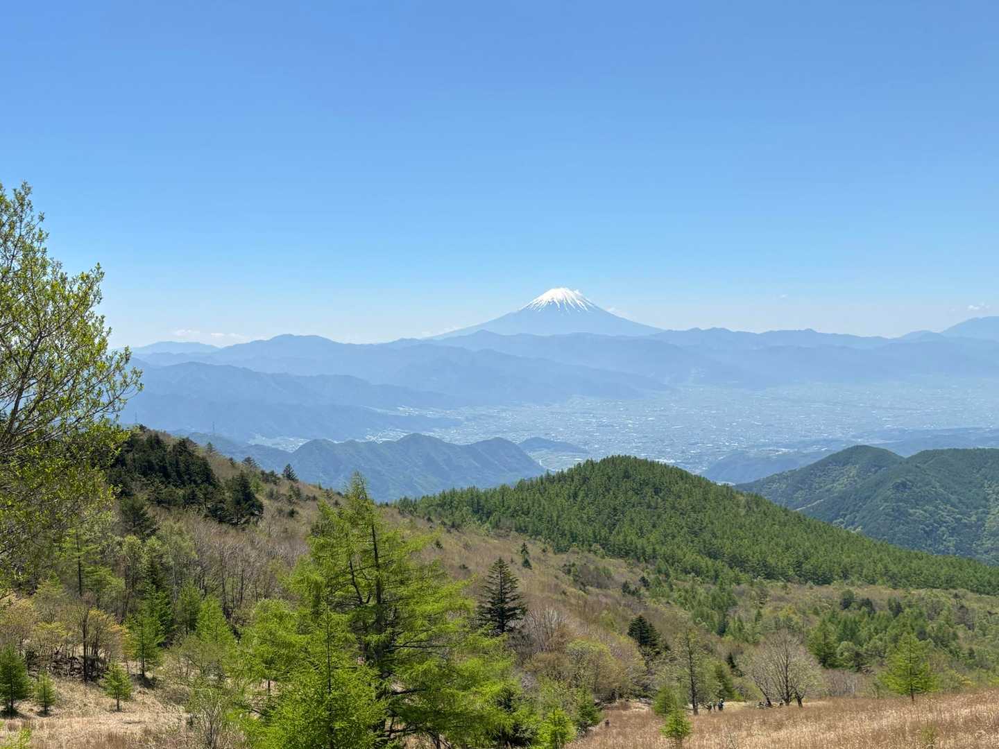 乾徳山登山口バス停-乾徳山登山口-乾徳山-道満山-徳和峠 周回コースの写真