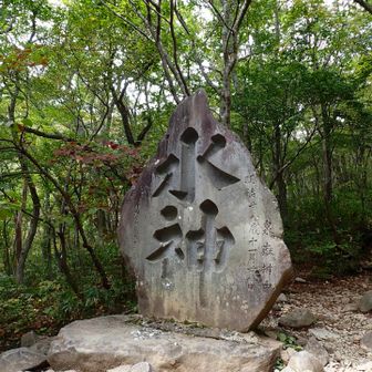 いつもの水神碑