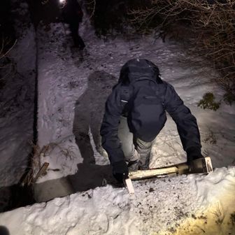 さっそくハシゴ🪜