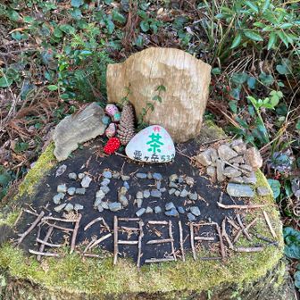 いつも思うんだけど、これだけ人気の山。
朝イチでこの日付を変えてくれてる方はどれだけ早く登ってるんだろう