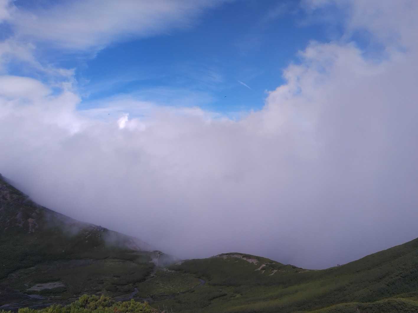 御嶽登山道入口-継子岳-飛騨頂上-摩利支天乗越-摩利支天山 往復コースの写真