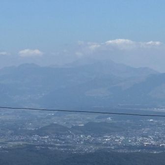 阿蘇は霞んでいます🌋