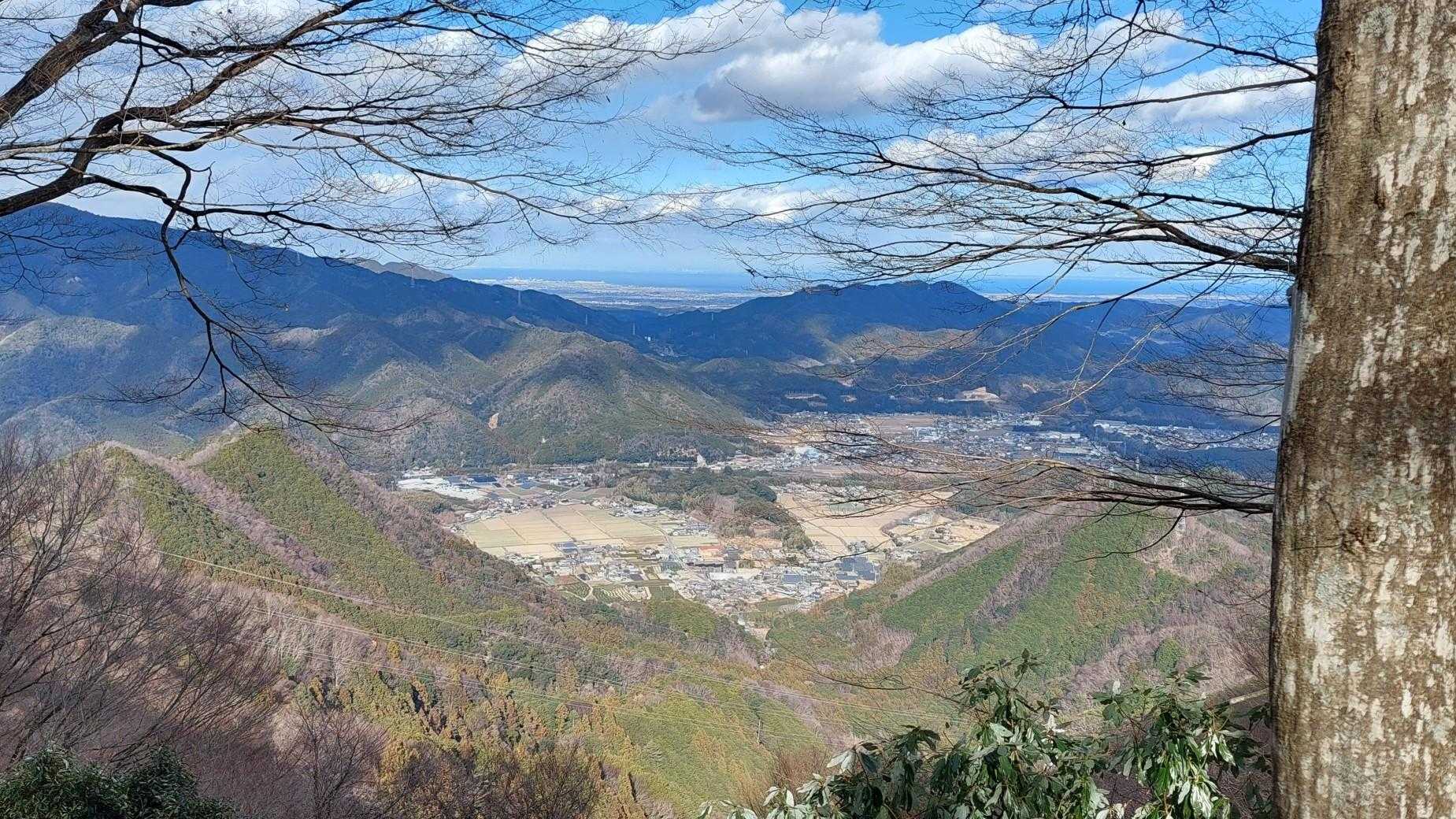 エバーグレイズ香肌峡入口バス停-立梅登山口-南猪子山-烏岳 往復コースの写真