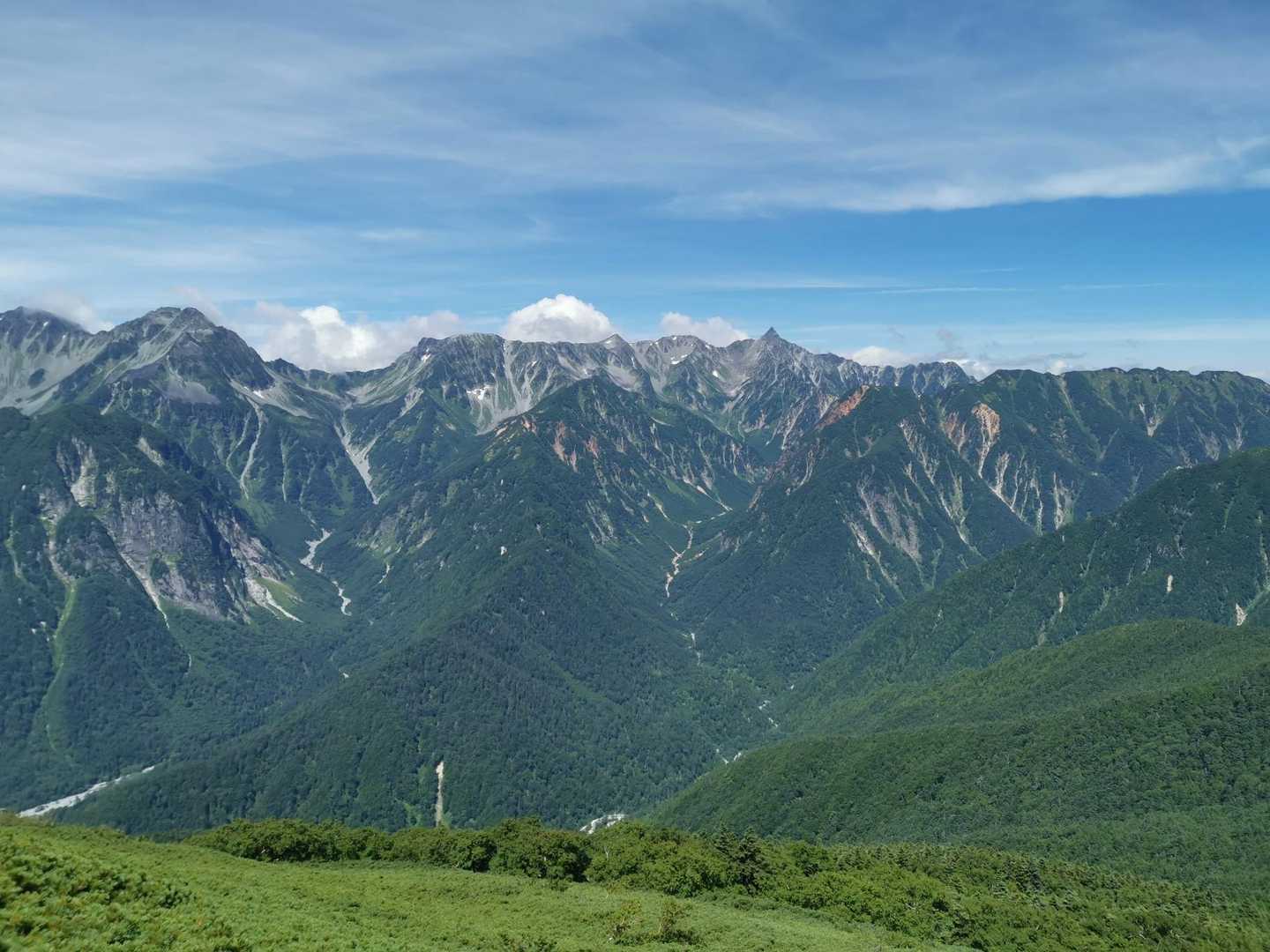 三股-常念岳-蝶ヶ岳 周回コースの写真