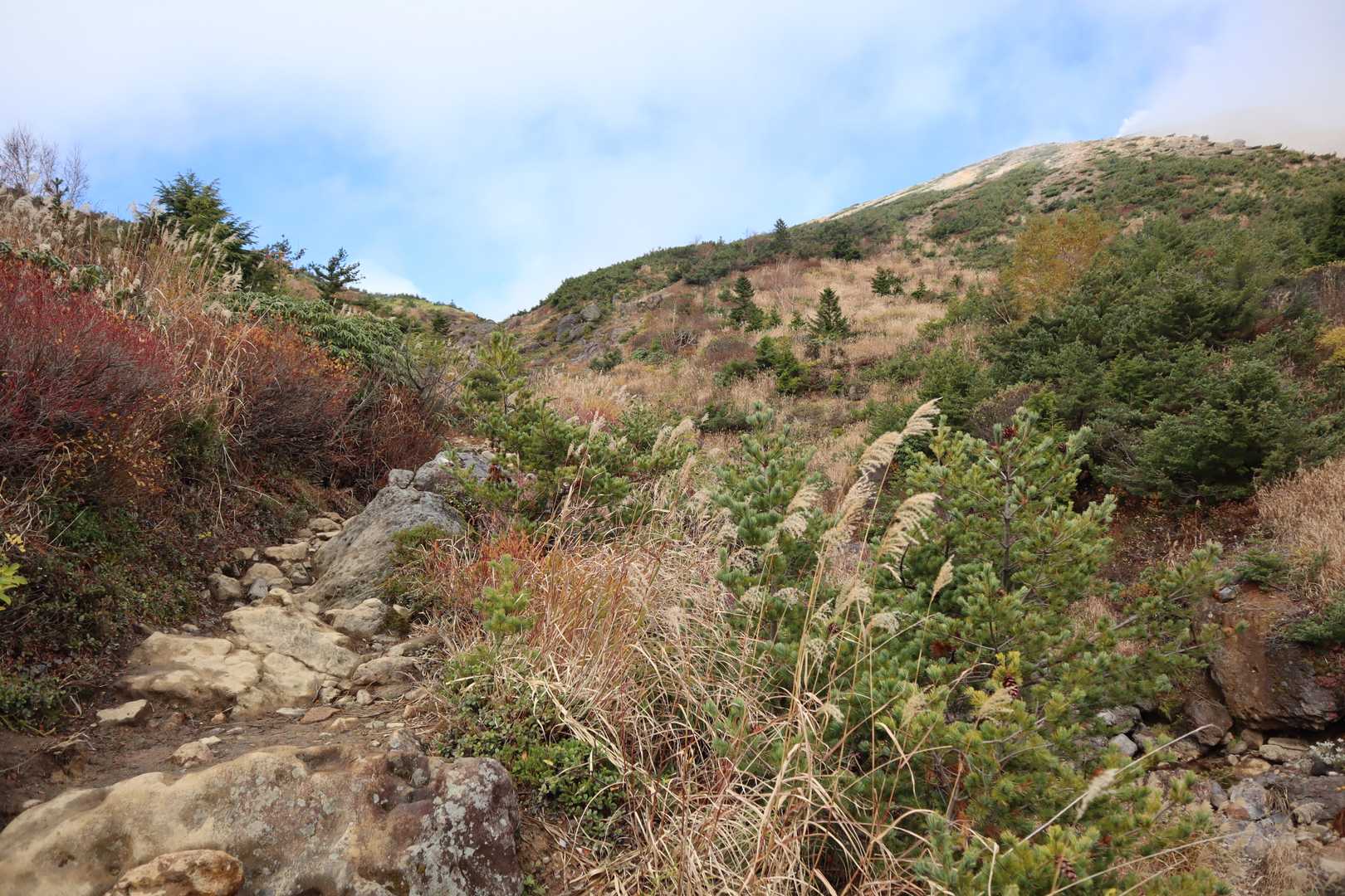 一切経山 往復コースの写真