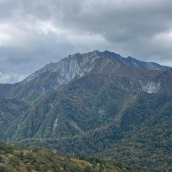 矢筈ケ山からの大山北壁👍