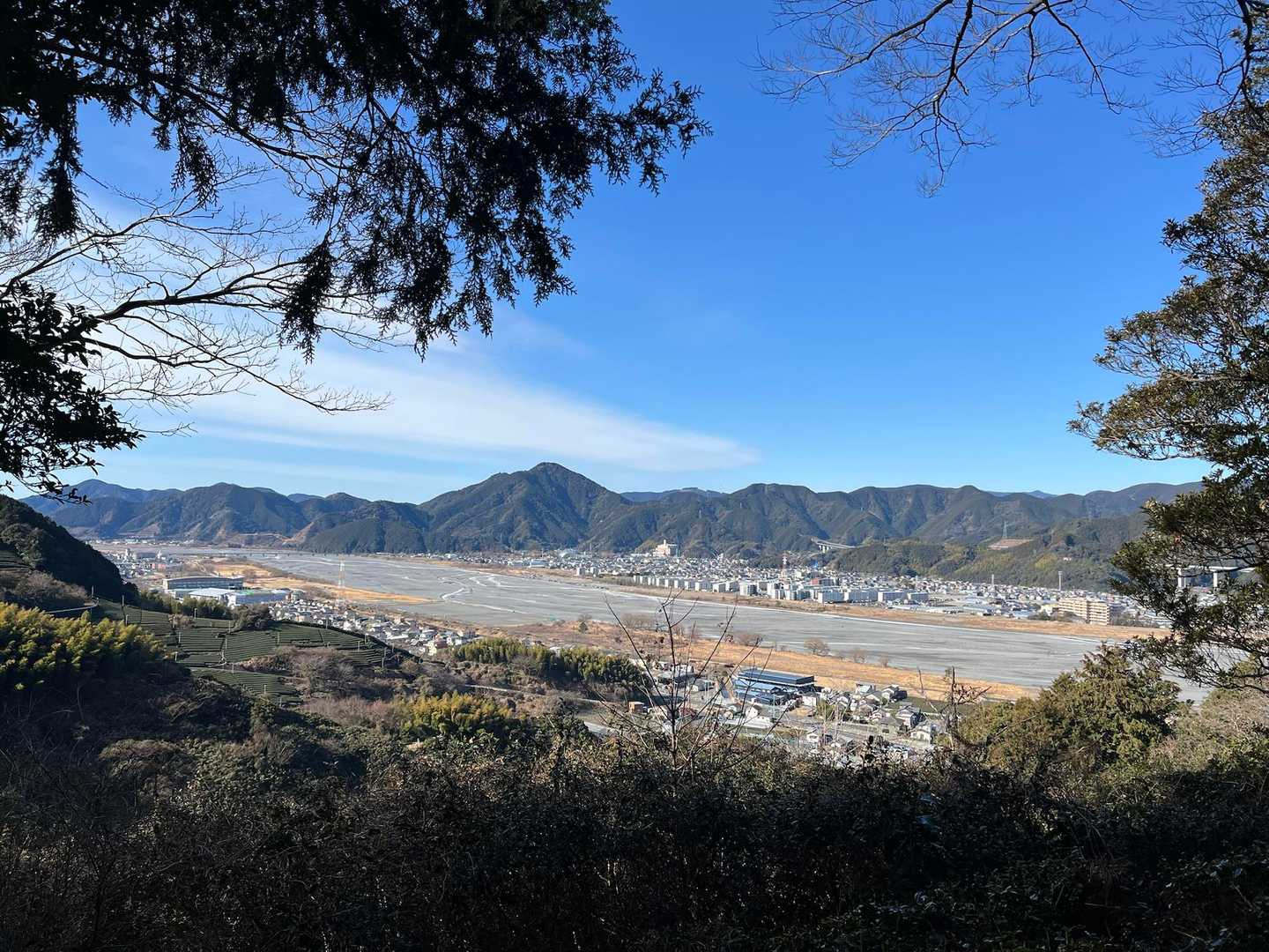 福成山-茶臼山-賤機山-浅間山-浅間神社登山口 縦走コースの写真
