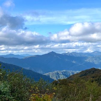 特徴的な山容。キレイな三角▲