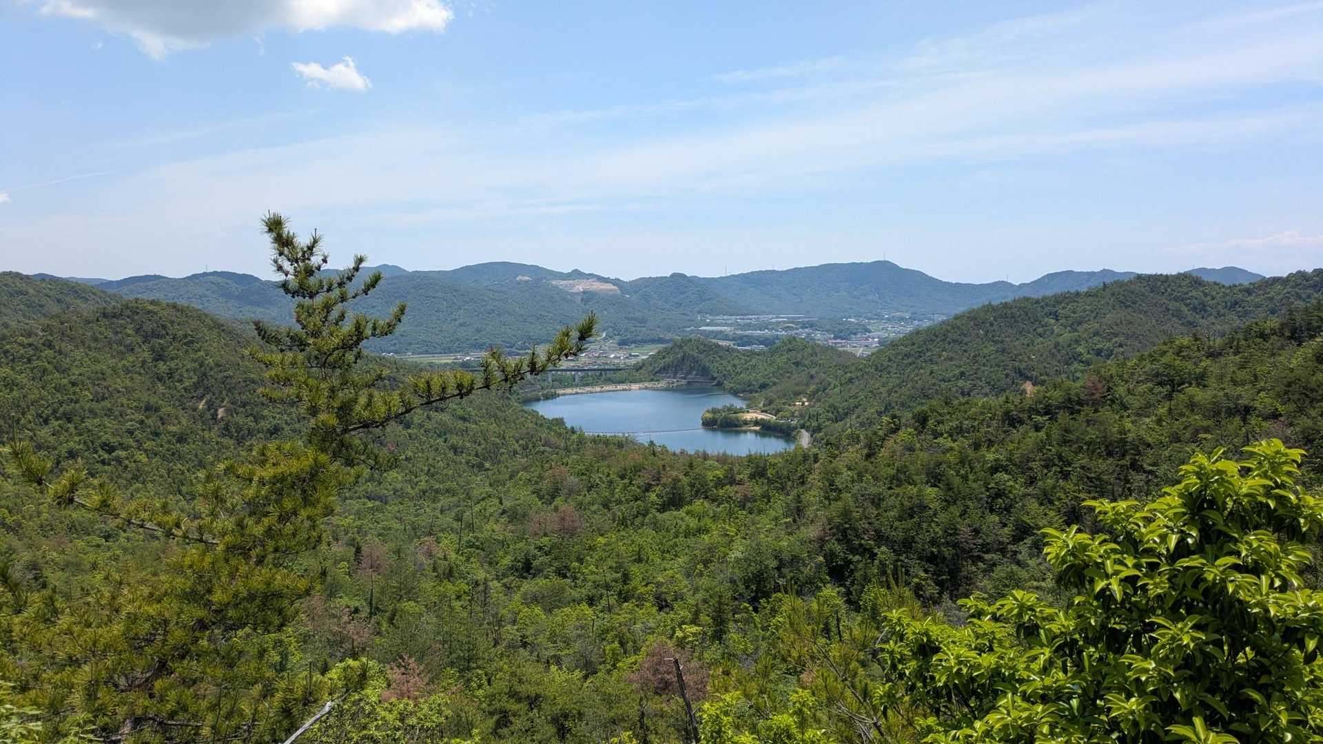 ハート見岩から黒瀬ダム♡