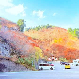 駐車場に戻ってきた