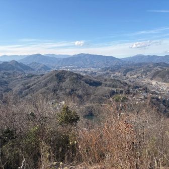 峯　コース中一番の眺望
