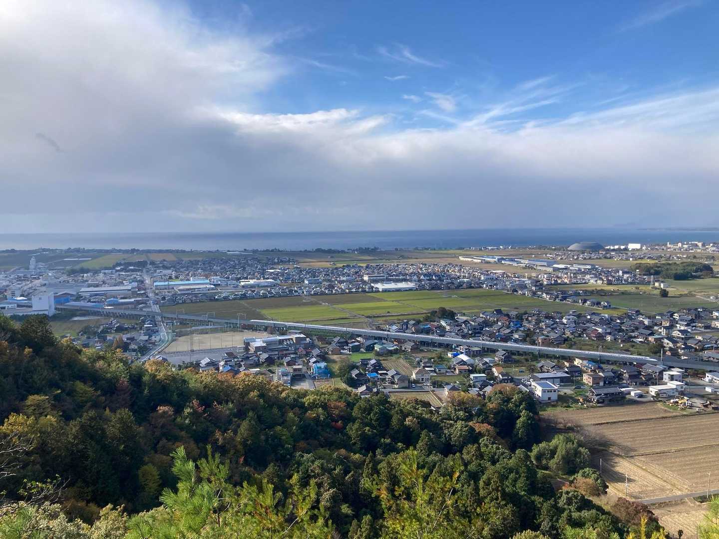 日撫山 往復コースの写真