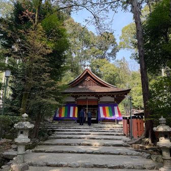 下りてきて大田神社。緑がなんとなく映えるようになってきたかなぁ