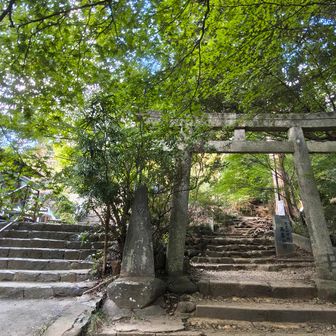 筑波山神社からの登山道入口