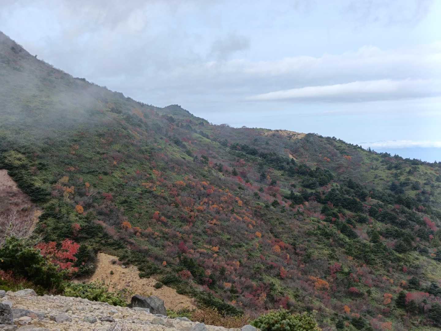 この辺り紅葉が綺麗
天気もここが一番よかったです
