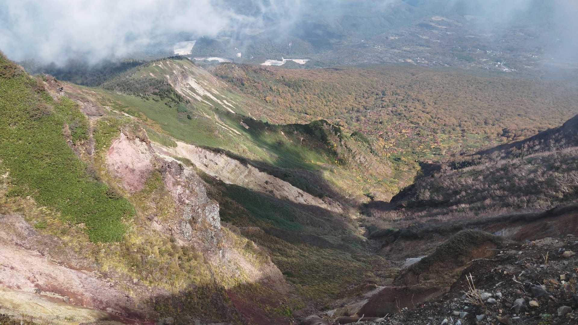 爆裂火口最高