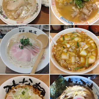  11月ラン後のラーメン
左上：ラーメンあっぱれ(大阪)
左中：麺や 鳥の鶏次 NARA24号店(奈良)
左下：みな麺 セブンパーク天美店(大阪)
右上：宇奈月(滋賀)
右中：天理スタミナラーメン(奈良)
右下：ちかみちらーめん(奈良)

最近は店に行って食べてみると、あっさり系ラーメンが多いです
