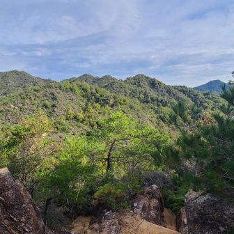 北尾根の山々