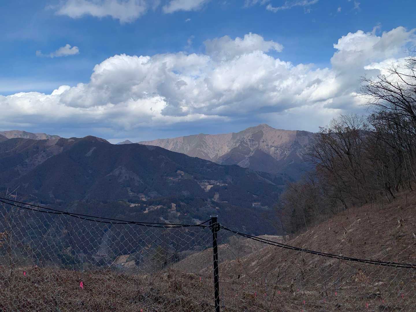 モルゲンロートでも、アーベントロートでもない日光に照らされる山も素敵です