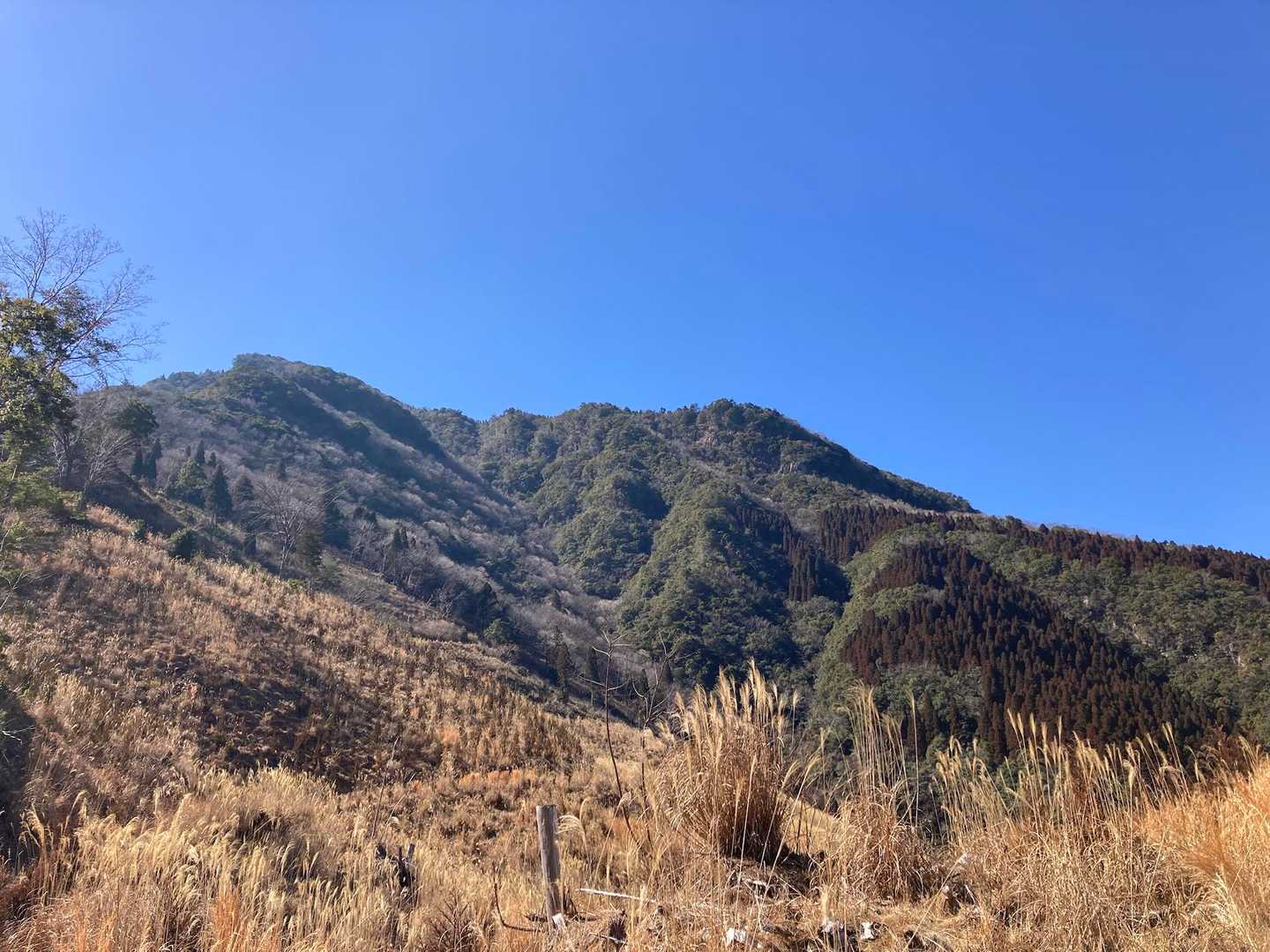 一気に下りました
左が烏帽子岳だよね😉